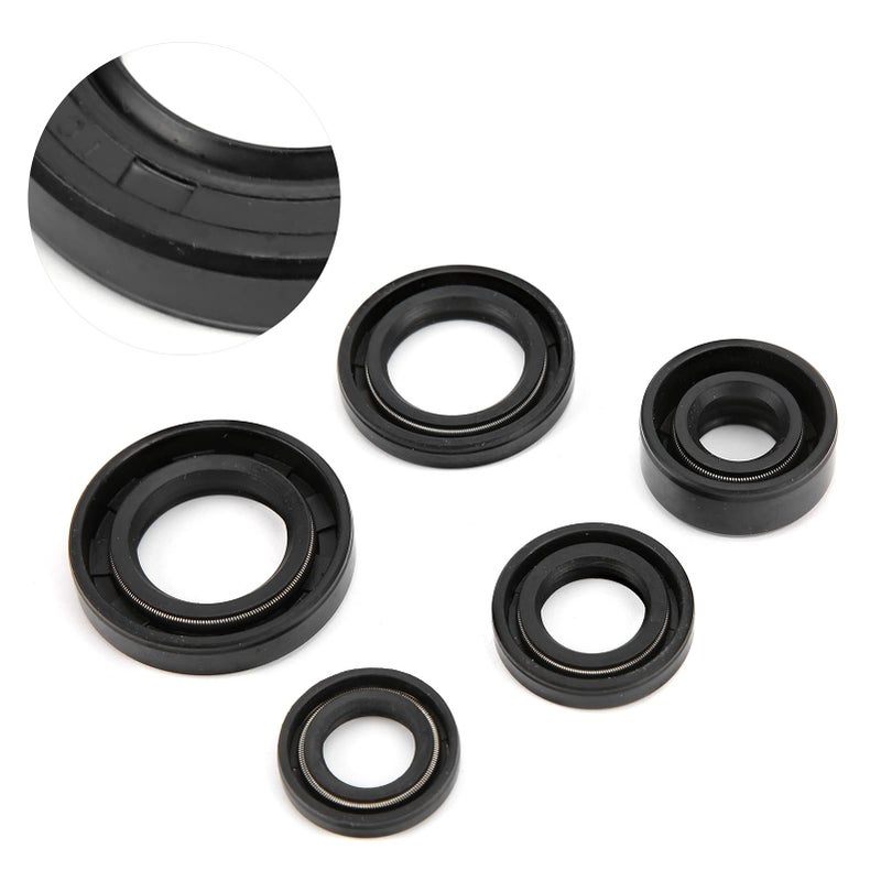 Tbest 5pcs Engine Oil Seals, Engine Oil Seal Set Kit Accessory for Lifan 110cc 125cc 140cc PIT PRO Trail Quad Dirt Bike ATV - Image 4